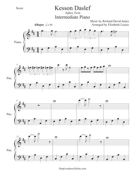 Kesson Daslef Piano Sheet Music