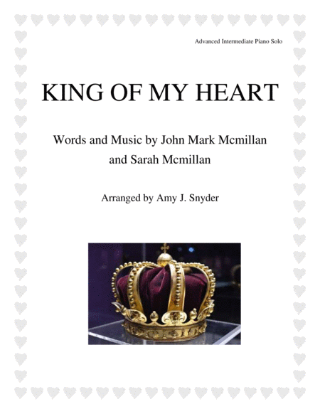 King Of My Heart Piano Solo Sheet Music