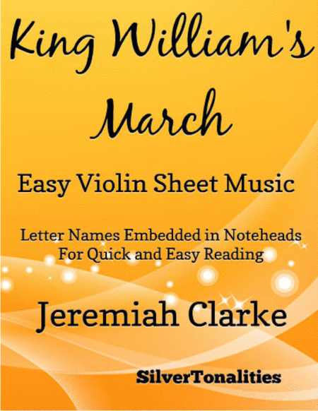 King Williams March Easy Violin Sheet Music Sheet Music