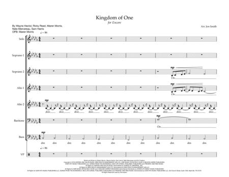 Kingdom Of One Sheet Music