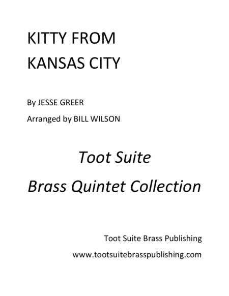 Kitty From Kansas City Sheet Music