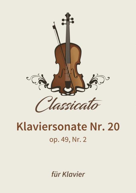 Klaviersonate Nr 20 Sheet Music