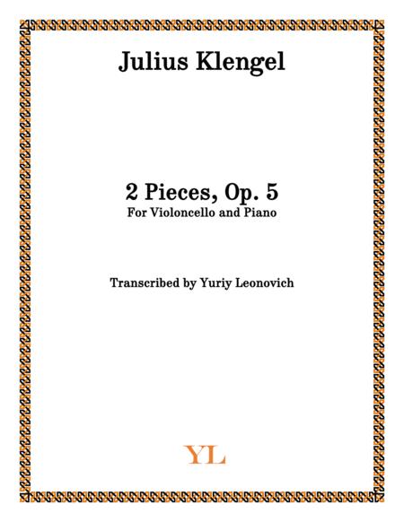 Free Sheet Music Klengel Serenade And Humoresque Op 5 Transcribed For Cello And Piano