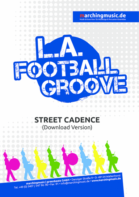 L A Football Groove Street Cadence Sheet Music