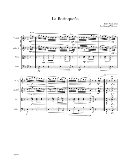 La Borinquea Sheet Music