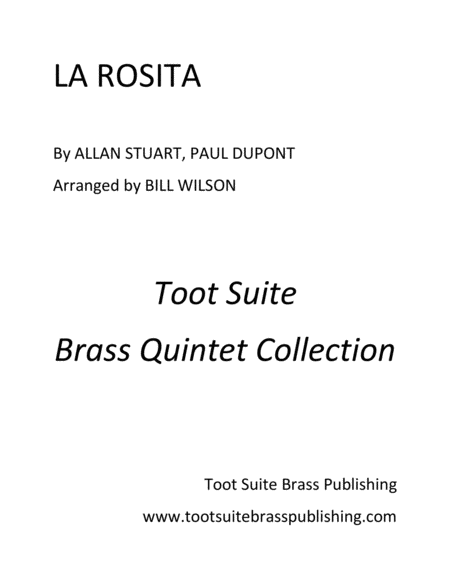 Free Sheet Music La Rosita