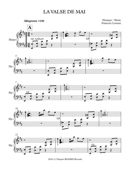 Free Sheet Music La Valse De Mai