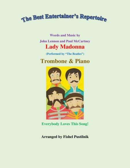 Lady Madonna Jazz Pop Version For Trombone And Piano Video Sheet Music