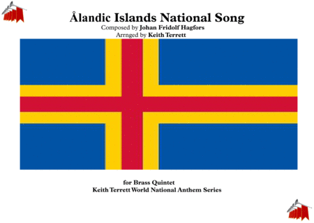 Land Islands National Song Song Of The Lander Lnningens Sng For Brass Quintet Sheet Music