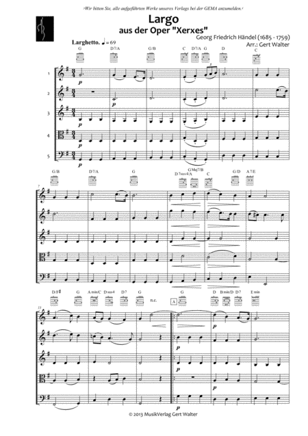 Largo Sheet Music