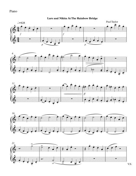 Free Sheet Music Lars And Zeke At The Rainbow Bridge