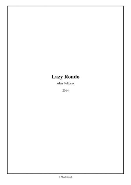 Lazy Rondo Sheet Music