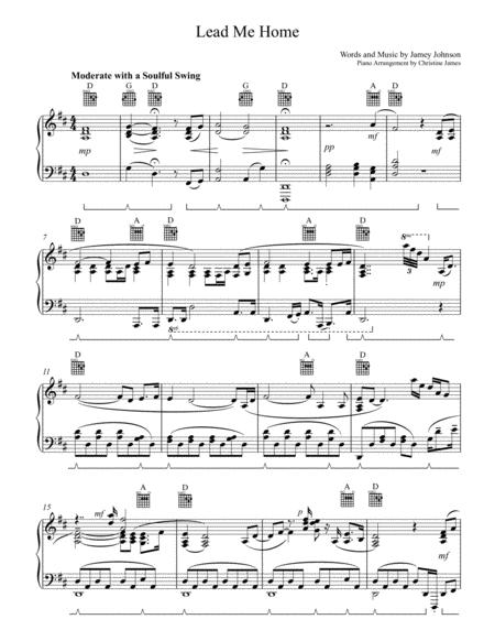 Lead Me Home Sheet Music