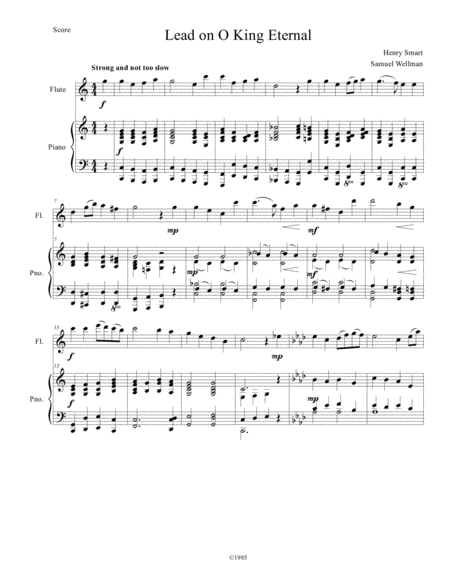 Lead On O King Eternal Sheet Music