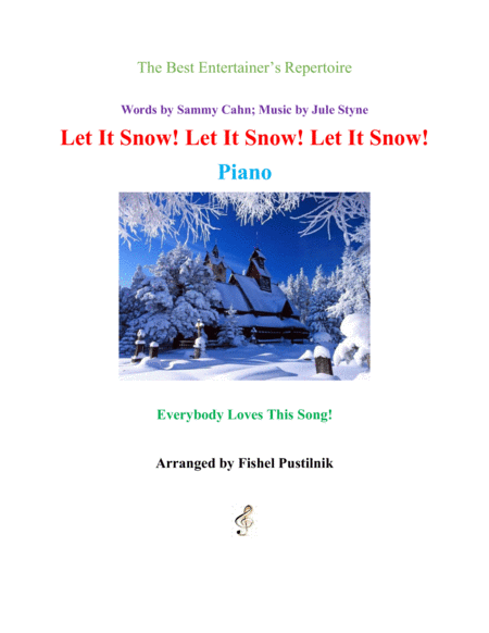 Let It Snow Let It Snow Let It Snow For Piano Sheet Music