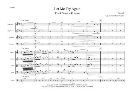 Free Sheet Music Let Me Try Again