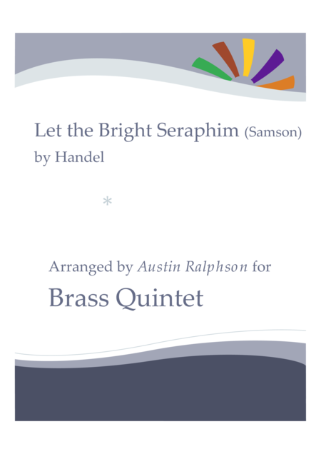 Free Sheet Music Let The Bright Seraphim From Samson Brass Quintet