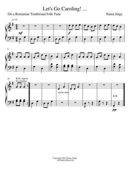 Lets Go Caroling Sheet Music