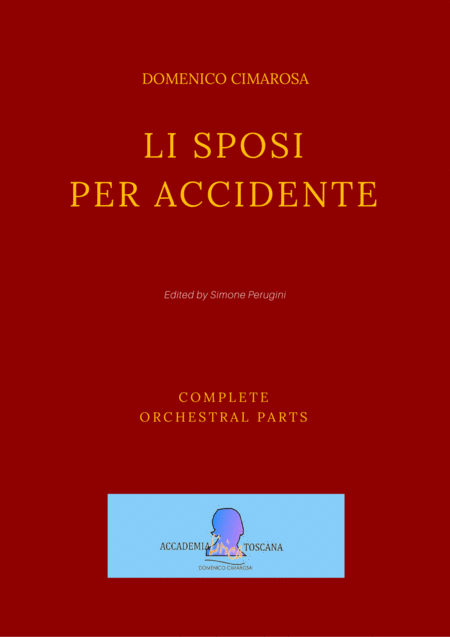Free Sheet Music Li Sposi Per Accidente Complete Orchestral Parts