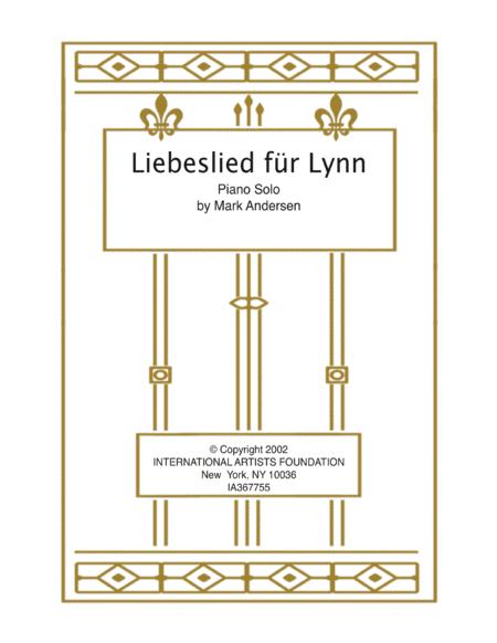 Liebeslied Fr Lynn Piano Solo Sheet Music