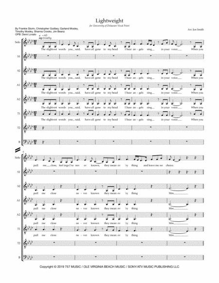 Lightweight Sheet Music