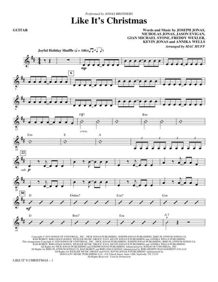 Like Its Christmas Arr Mac Huff Guitar Sheet Music