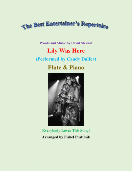 Lily Was Here For Flute And Piano Video Sheet Music