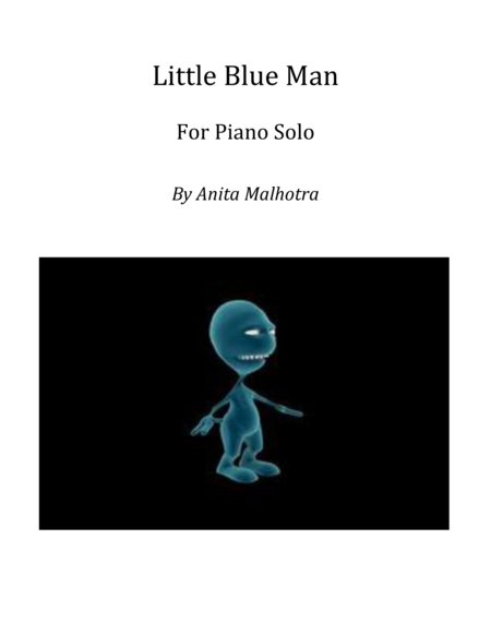 Little Blue Man For Piano Sheet Music