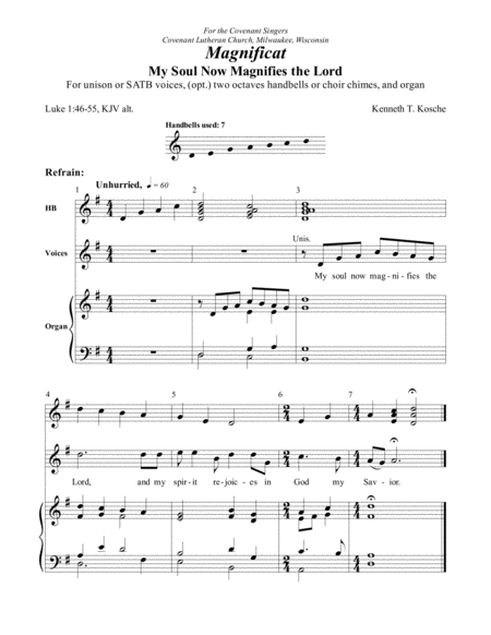 Little Magnificat Sheet Music