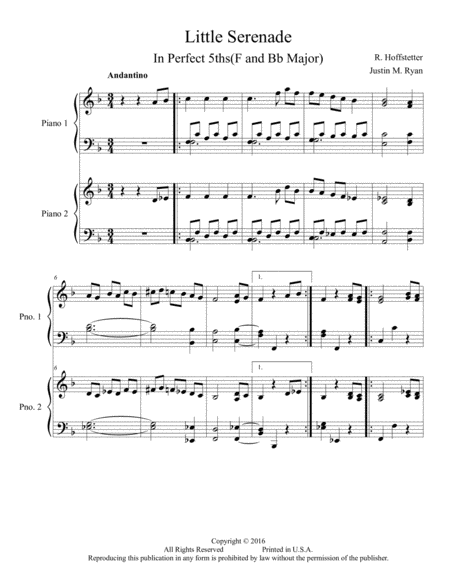 Little Serenade Sheet Music