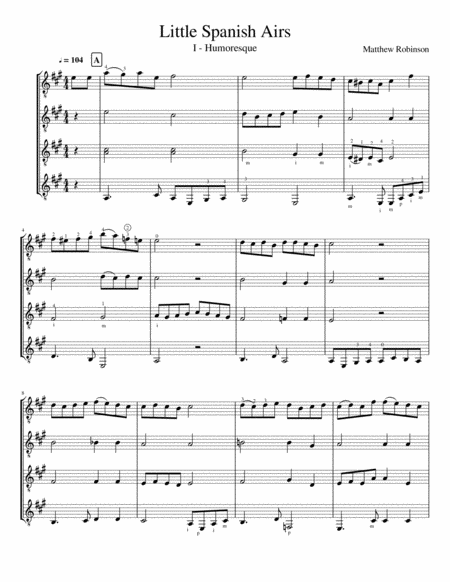 Little Spanish Airs Sheet Music