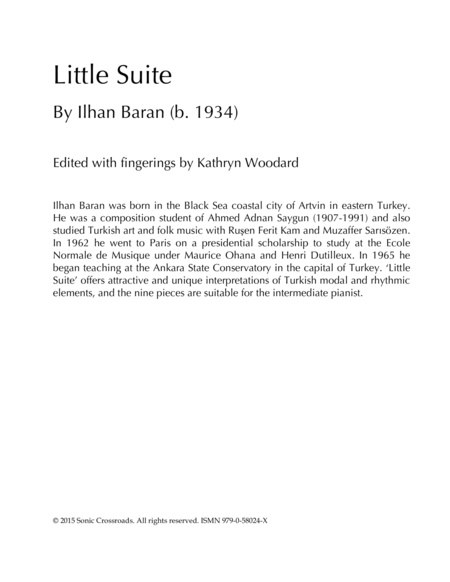 Free Sheet Music Little Suite