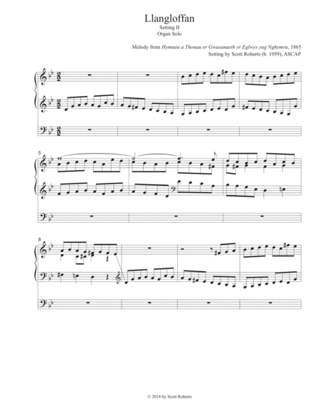 Llangloffan Setting Ii Sheet Music