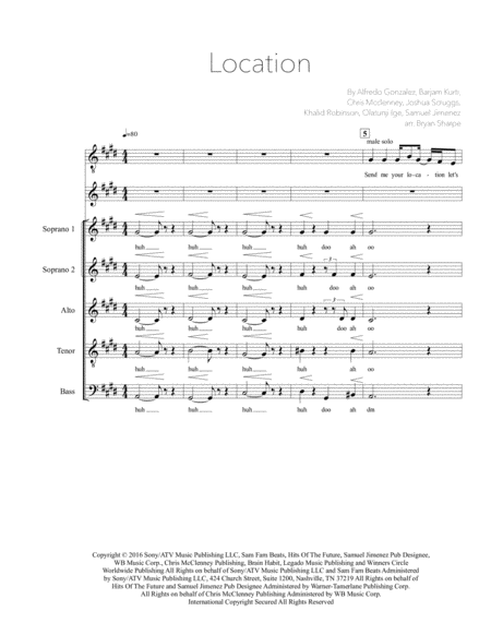 Location Sheet Music