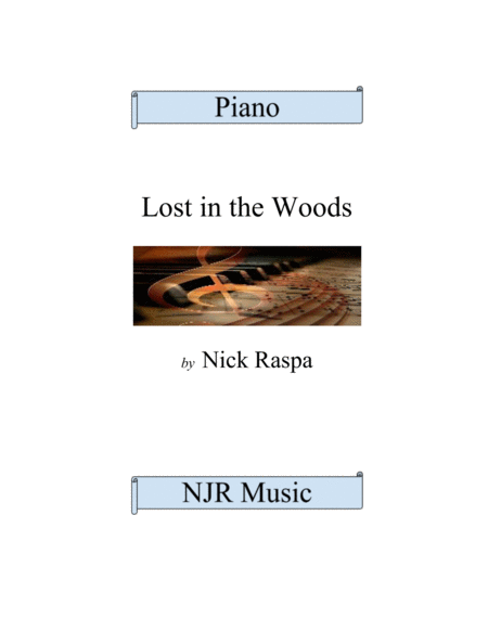 Lost In The Woods Elementary Piano Sheet Music