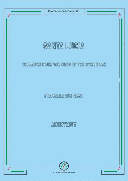 Louis Santa Lucia For Cello And Piano Sheet Music