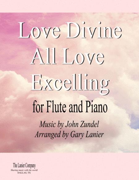 Love Divine All Loves Excelling For Flute And Piano With Score Part Sheet Music