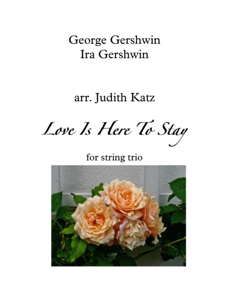 Free Sheet Music Love Is Here To Stay From Goldwyn Follies From An American In Paris