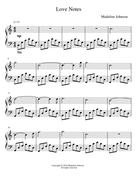 Love Notes Sheet Music