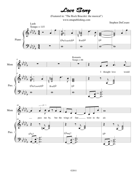 Love Song Sheet Music