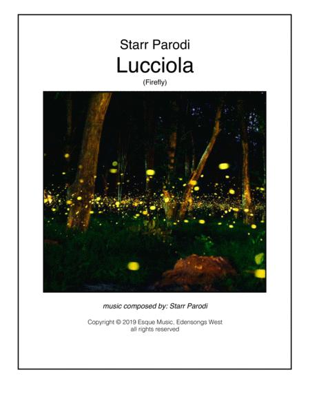 Free Sheet Music Lucciola Firefly