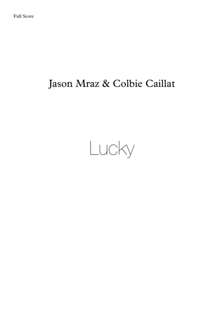 Lucky Brass Quintet Sheet Music