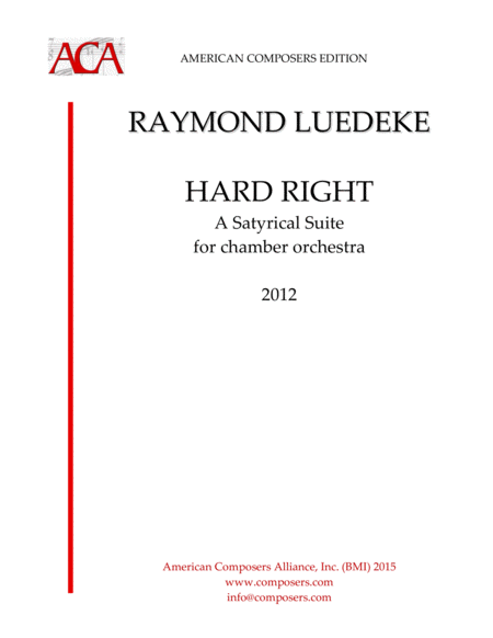 Luedeke Hard Right Sheet Music