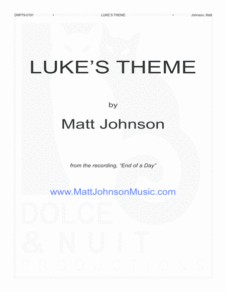 Lukes Theme Sheet Music