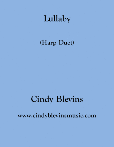 Lullaby Arranged For Harp Duet Sheet Music