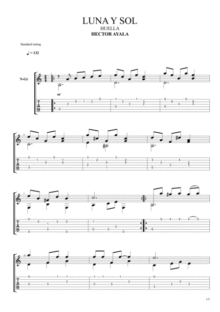 Luna Y Sol Sheet Music