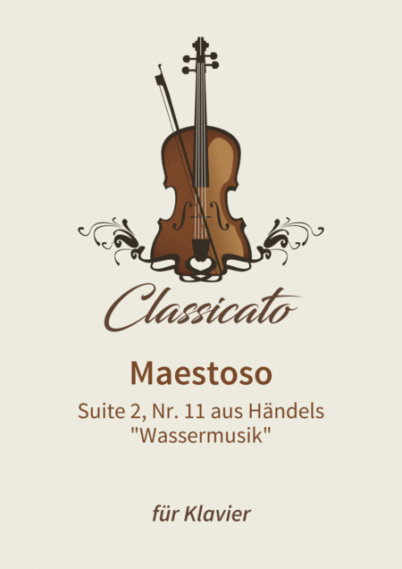 Free Sheet Music Maestoso