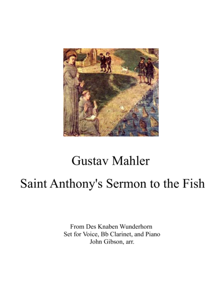 Mahlers Sermon To The Fish Voice Clarinet Piano Sheet Music