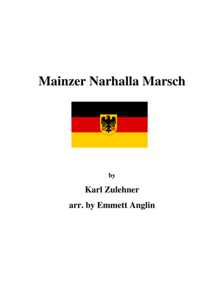 Mainzer Narhalla Marsch For Concert Band By Karl Zulehner Sheet Music