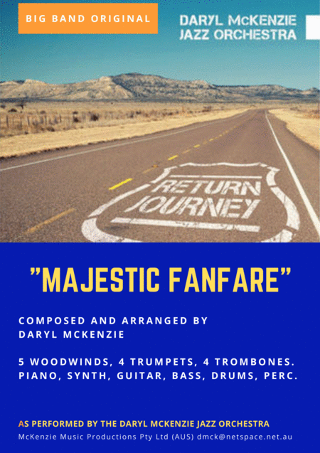 Free Sheet Music Majestic Fanfare Small Band 3 5 Horns With Rhythm Section